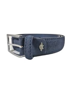 Idea regalo-box cintura uomo in pelle el charro / c0569-17u35-blue