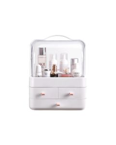 Organizer Box Cosmetici 3 Cassetti Maniglia Antipolvere Espositore Makeup LD-288