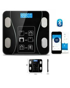 Bilancia pesapersone digitale bluetooth elettronica vetro portata 180 kg