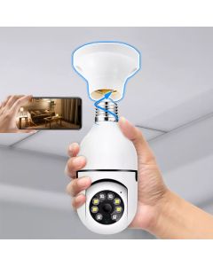 Telecamera Panoramica WiFi 360° con Attacco Lampadina – Controllo da Smartphone