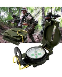 Bussola Militare In Metallo Escursioni Campeggio Scout Lente Segna Nord Compas