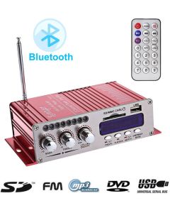 Amplificatore audio usb mp3 casa auto 2 canali stereo 40w telecomando VA-502R