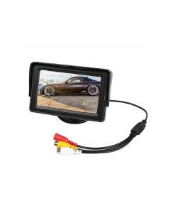 Monitor 4,3 Pollici A Colori 2 Ingressi Video Lcd Tft Per Retrocamera Auto Camper