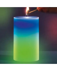Candela Magica Arcobaleno – Effetto Colorato Solo con Fiamma Reale, Decorazione Romantica e Festiva