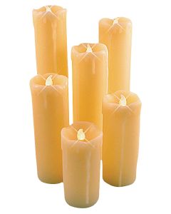 6 Candele Led per Addobbi Natalizio di 6 misure diverse HQCLS49146