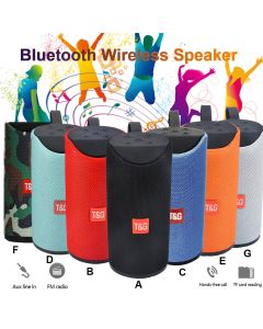 Cassa Bluetooth TG113 portatile in tessuto esterno impermeabile Wireless ultra bass