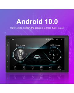 Stereo 10 Pollici  Autoradio Monitor 2 Din Android 10 Wifi Car Radio Gps Mp5 Usb