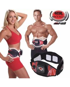 Cintura Elettrostimolatore per Addominali Fitness Taglia 100-140cm ABS GYM Pales