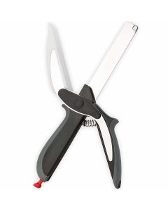 Clever Cutter coltello forbici tagli verdura ergonomico in acciaio inox ergonomico