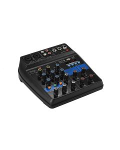 Consolle mixer audio professionale 4 canali usb karaoke mic/line mp3 F2-MB