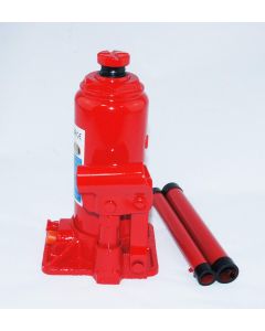 Cric Idraulico a Bottiglia EMI Sports 2T Rosso Auto Camion Macchina 