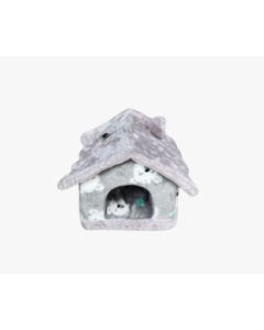 Cuccia Pieghevole per Cani e Gatti, Casa per Animali Domestici con Fondo Impermeabile e Cuscino Rimovibile (43x39x43 rosa)