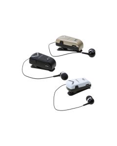 Cuffia auricolare bluetooth cavo retrattile iphone samsung fineblue f-v2