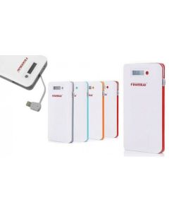 Batteria Esterna Powerbank 12000Mah Caricatore Smartphone Led Torcia Fineblue D120