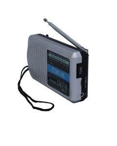 Radio analogica portatile MK-611 2 BANDE FM e AM a batterie (2 X AA)