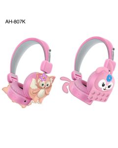 Cuffie con personaggi disney senza fili bluetooth stereo pieghevoli auricolare
