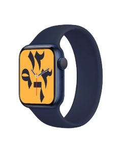 Smart Watch serie 6 Bluetooth chiamata pedometro frequenza cardiaca impermeabile uomo donna Sport NERO
