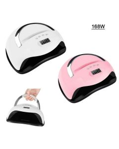 Lampada uv led gel unghie professionale 168w fornetto nail art colata bq