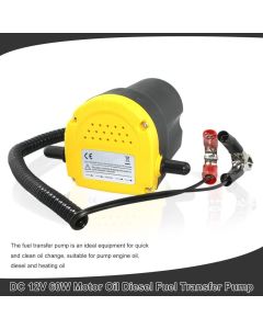 Pompa di aspirazione dell'olio motore per auto 12V 60W pompa di estrazione dell'olio diesel per automobile