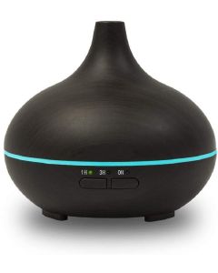 Umidificatore ultrasonico e diffusore di aroma da 150 ml  Timer da 5 ore 7 colori LED