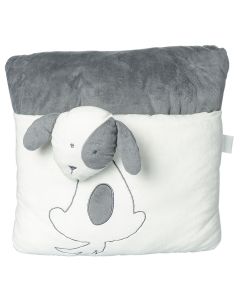 Scaldapiedi Cuscino Termico con cane 3D per Uso Domestico Grigio