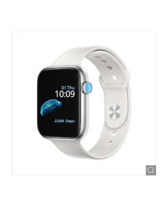 Smart Watch Smart Fitness T5S Bluetooth Call Touch Screen Music per Android e iOS BIANCO