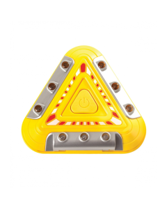 Triangolo Di Emergenza Per Auto a 9 Led Ricaricabile Segnale Pericolo Magnetico