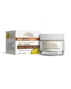 Retinol complex crema viso antirughe pelli grasse zolfo e acque termali 50 ml