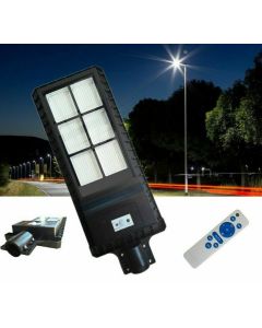 Lampione stradale faro a led 180w con pannello solare telecomando fb-99180