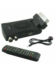 Decoder mini digitale terrestre DVB T3 scart HD 333 con telecomando