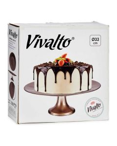 Vivalta alzata per torta in vetro 33cm supporto per torta in vetro