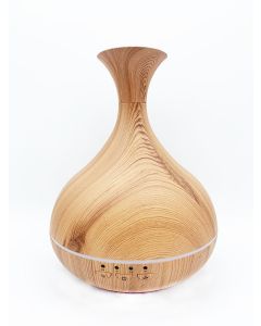 Diffusore di Aromi Ultrasuoni 500ml Umidificatore di Oli Essenziali con Timer e Luci Indicatori LED