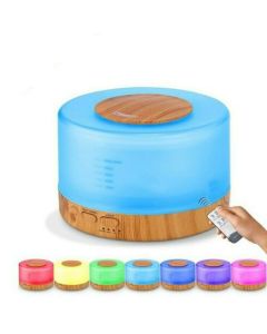 Diffusore profumo aromi umidificatore cromoterapia 7 colori led telecomando 500ml