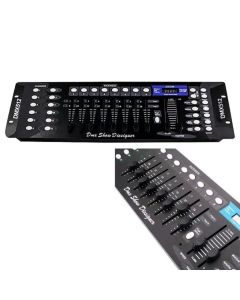Mixer centralina luci dmx 512 controller fari par led teste mobili strobo 192 ch 
