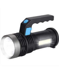 Torcia led portatile ricaricabile usb pannello solare luce emergenza campeggio Q-LED556