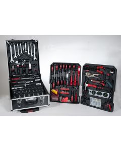 Set Attrezzi 183pz Trolley Valigia Alluminio Portattrezzi Portautensili Cassetta Schuster Germany Design
