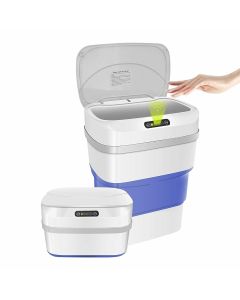 Pattumiera con sensore touchless pattumiera intelligente da 17 litri con coperchio