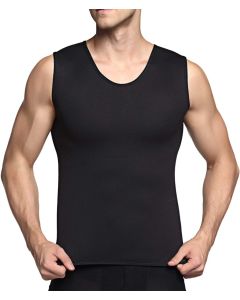 Canotta Dimagrante da Uomo Sauna Maglia Sudare Maglietta Sportivo Gilet Snellente Dimagranti Neoprene