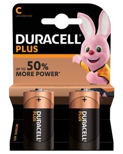 Batterie Duracell Plus C alcaline 1.5V LR14 MX1400