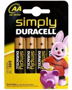 Batterie Duracell Simply AA alcaline monouso LR6/MN1500