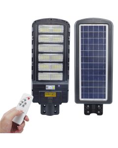 Faro Led Lampione Stradale Con Pannello Solare 600 W Crepuscolare 