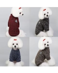 Vestiti per Cani in Cotone morbido T-Shirt Abbigliamento Autunnale per cani T-shirt basic per animali domestici Taglia XL