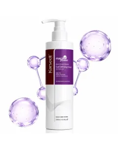 Karseell Maca Power Curling Perfection Defining Cream 200ml – Crema Definizione Ricci Anti Crespo con Maca, Cheratina e Olio di Argan