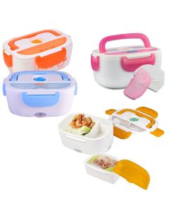 Portavivande Termico Scalda Porta Pranzo Contenitore Elettrico Da Casa E Auto Lunch Box 220V o 12V