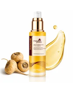 Karseell Maca Care System Siero Capelli 50ml con Olio di Argan – Idratazione Profonda, Riparazione Capelli Danneggiati, Anticrespo, Lucentezza Effetto Specchio, Senza Solfati