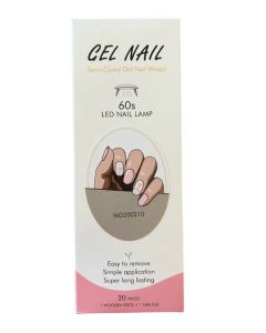 20 Strisce di Adesivi per Smalto in Gel Semipolimerizzato 