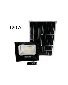 Faro led 120w luce fredda pannello solare indicatore di carica esterno 8120