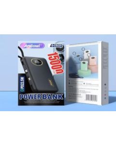 Power Bank 15000 mAh batteria di ricarica portatile per cellulare batteria esterna 