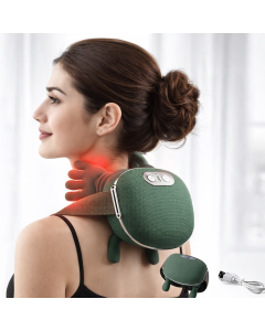 Massaggiatore Schiena e Collo – Wireless, 3 Livelli di Intensità, 2 Livelli di Calore