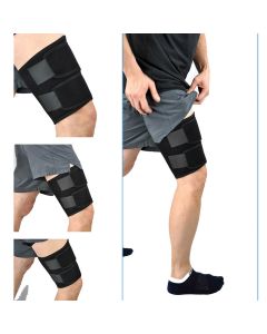 Fascia Supporto Compressione Coscia A Strappo In Neoprene 33086